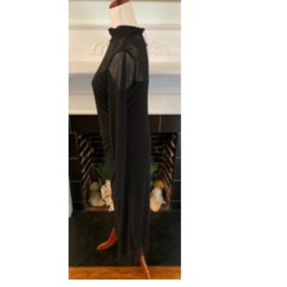 BLACK STEVE MADDEN AMSYMETRIC HEM DRESS - Picture 6 of 8